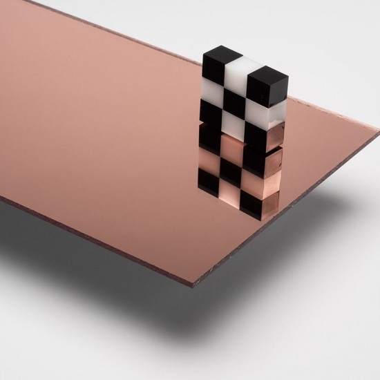 Yapışkanlı Aynalı Pleksi Bronz 2.8 mm